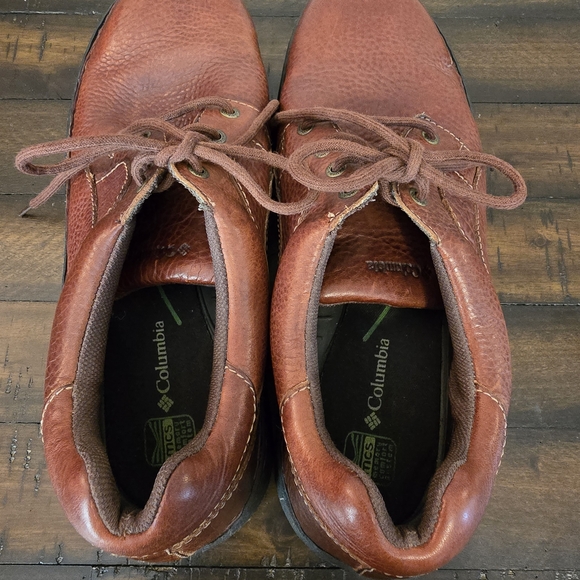 Columbia Brown Leather Charles Oxfords Mens Size 14 - Picture 6 of 8